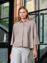 Load image into Gallery viewer, Asiro Kyo Linen Blouse Kemeja Atasan Wanita
