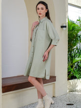 Load image into Gallery viewer, Asiro Zila Linen Dress Wanita Gaun Wanita

