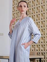 Load image into Gallery viewer, Asiro Agnia Linen Dress Gaun Wanita
