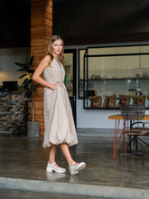 Load image into Gallery viewer, Asiro Sifa Dress Poly Cotton Gaun Tanpa Lengan Pakaian Wanita
