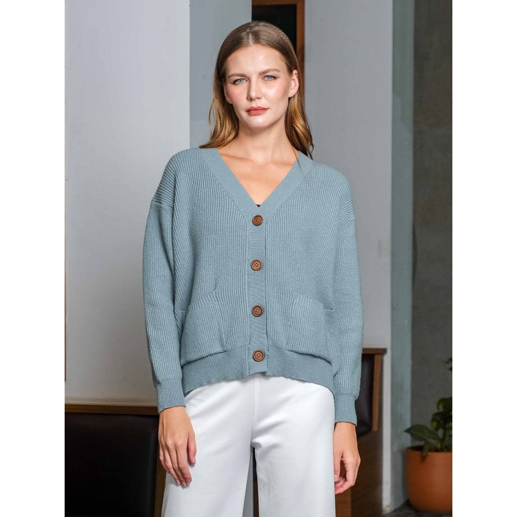 Asiro Felicia Knitt Outerwear Knitwear Atasan Wanita