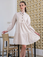 Load image into Gallery viewer, Asiro Irene Top Linen Dress Gaun Wanita
