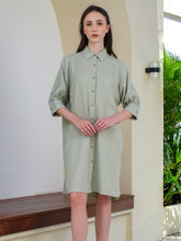 Load image into Gallery viewer, Asiro Zila Linen Dress Wanita Gaun Wanita
