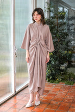 Load image into Gallery viewer, Asiro Jauza Linen Dress Gaun Gamis Panjang Wanita
