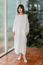 Load image into Gallery viewer, Asiro Ermina Linen Dress Gaun Gamis Panjang Wanita
