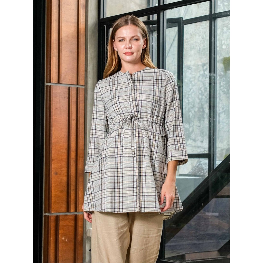 Asiro Isabel Top Blouse Woolstretch Pakaian Atasan Wanita