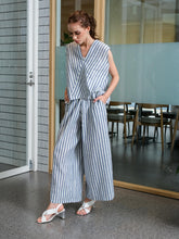 Load image into Gallery viewer, Asiro Blaze One Set Linen Set Pakaian Wanita Tanpa Lengan
