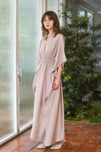 Load image into Gallery viewer, Asiro Humaira Cotton Flowy Dress Gaun Gamis Panjang Lembut Katun Wanita
