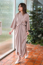 Load image into Gallery viewer, Asiro Jauza Linen Dress Gaun Gamis Panjang Wanita
