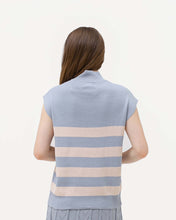 Load image into Gallery viewer, Violeta Knitted Blouse Outerwear Cerulean
