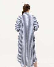 Load image into Gallery viewer, Krysta Linen Dress Navy
