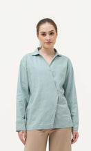 Load image into Gallery viewer, Nura Linen Blouse Mint
