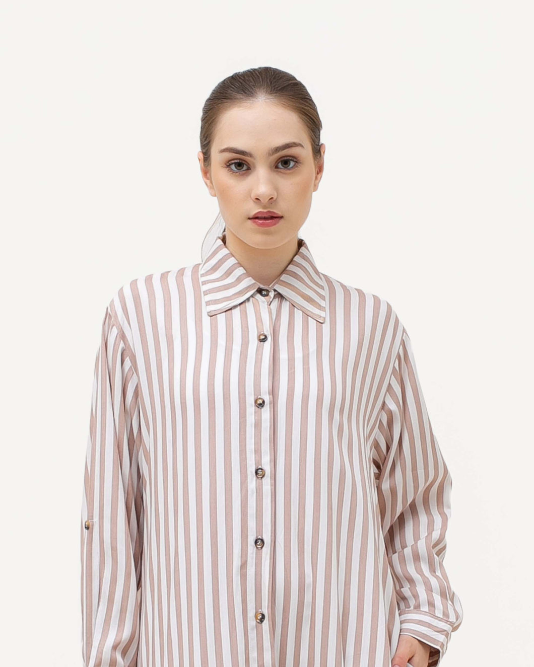 Krysta Linen Dress Mocca