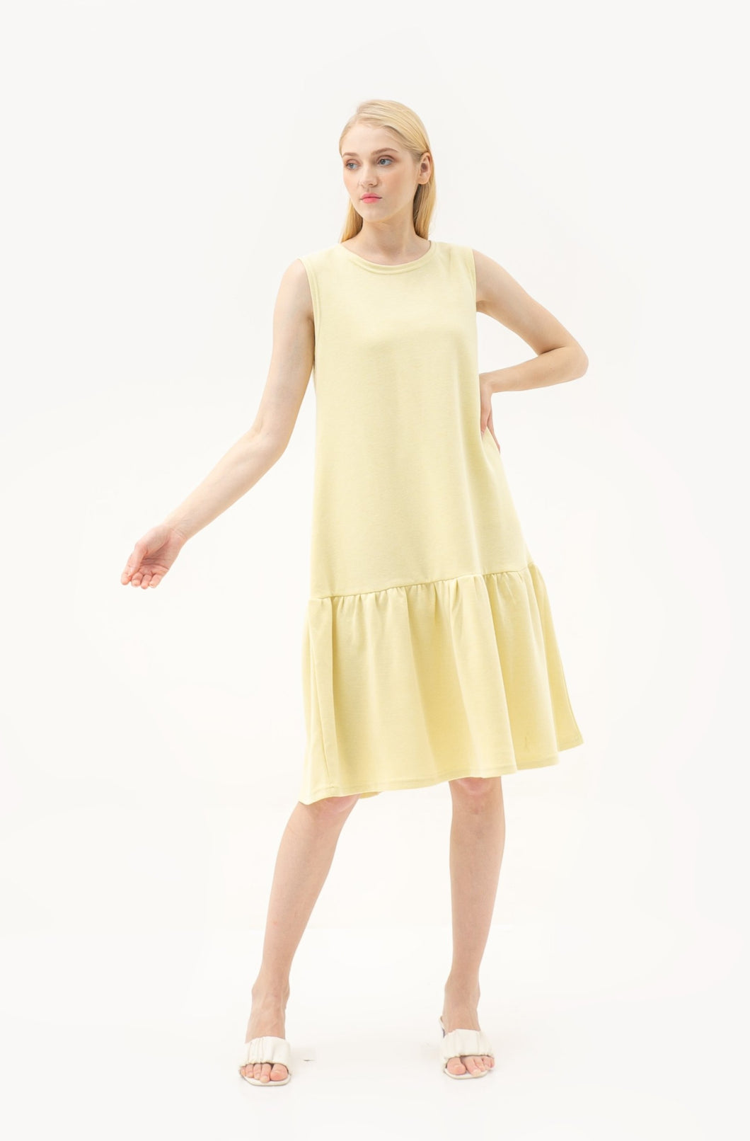 Skylar Cotton Dress Yellow