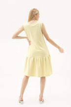 Load image into Gallery viewer, Skylar Cotton Dress Yellow

