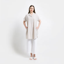 Load image into Gallery viewer, Rula Linen Blouse Khaki
