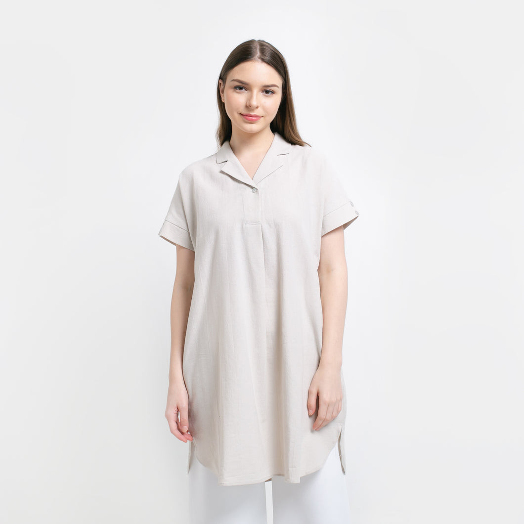 Rula Linen Blouse Khaki