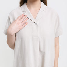 Load image into Gallery viewer, Rula Linen Blouse Khaki
