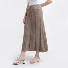 Load image into Gallery viewer, Ivanka Knitted Skirt Mocca

