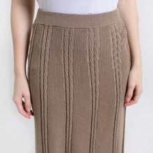 Load image into Gallery viewer, Ivanka Knitted Skirt Mocca
