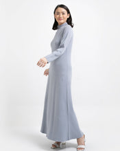 Load image into Gallery viewer, Rowena Knitted Dress Cerulean
