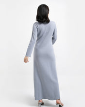 Load image into Gallery viewer, Rowena Knitted Dress Cerulean
