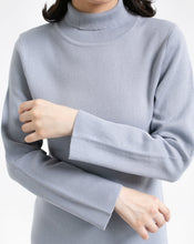 Load image into Gallery viewer, Rowena Knitted Dress Cerulean
