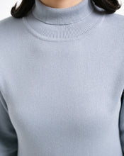 Load image into Gallery viewer, Rowena Knitted Dress Cerulean
