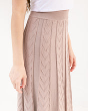 Load image into Gallery viewer, Elvina Knitted Skirt Sand
