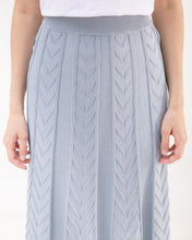 Load image into Gallery viewer, Elvina Knitted Skirt Cerulean
