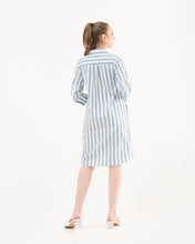 Load image into Gallery viewer, Kensie Cotton Dress Cerulean
