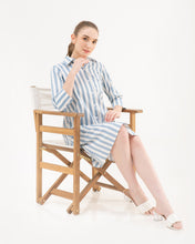 Load image into Gallery viewer, Kensie Cotton Dress Cerulean
