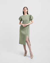 Load image into Gallery viewer, Oktania Knitted Dress Sage
