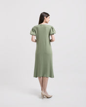 Load image into Gallery viewer, Oktania Knitted Dress Sage
