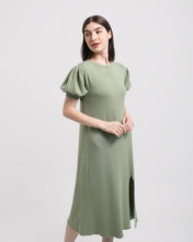 Load image into Gallery viewer, Oktania Knitted Dress Sage

