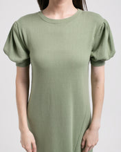 Load image into Gallery viewer, Oktania Knitted Dress Sage
