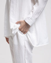 Load image into Gallery viewer, Cotton Set Oriel Blouse Byan Pants White
