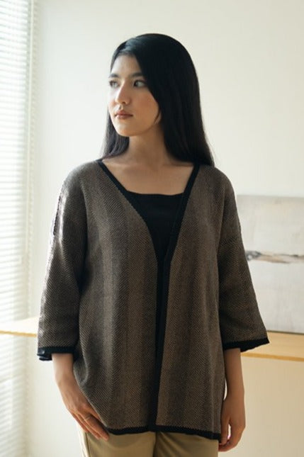 Naomi Knitted Outerwear Mocca