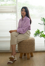 Load image into Gallery viewer, Livy Crinkle Blouse Lilac
