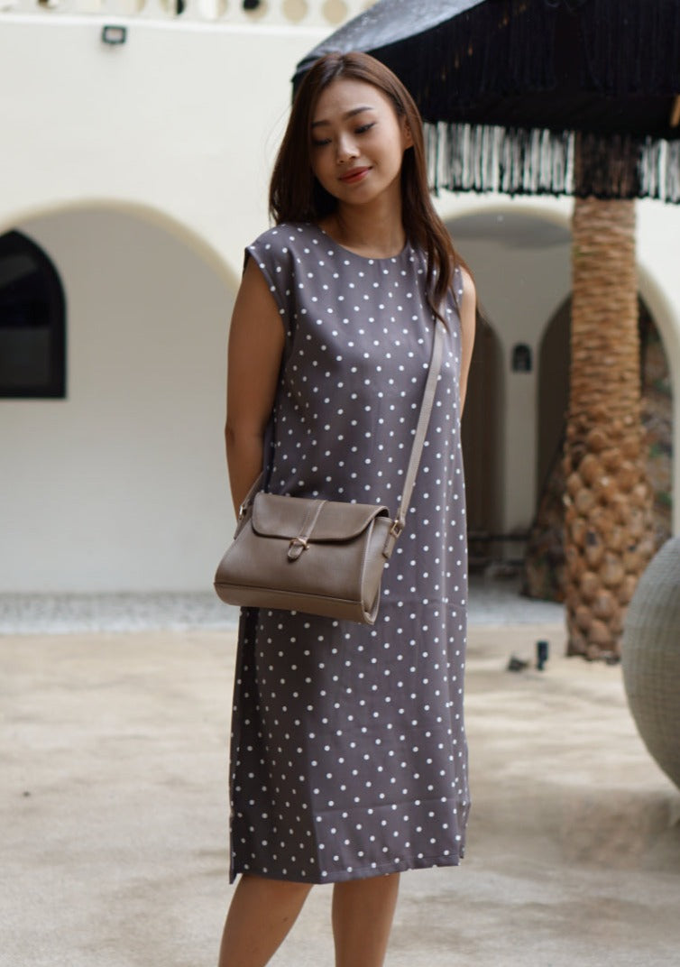 Via Dress Dark Grey