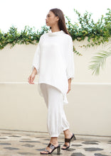 Load image into Gallery viewer, Viona Crinkle Blouse Jemima Pants White
