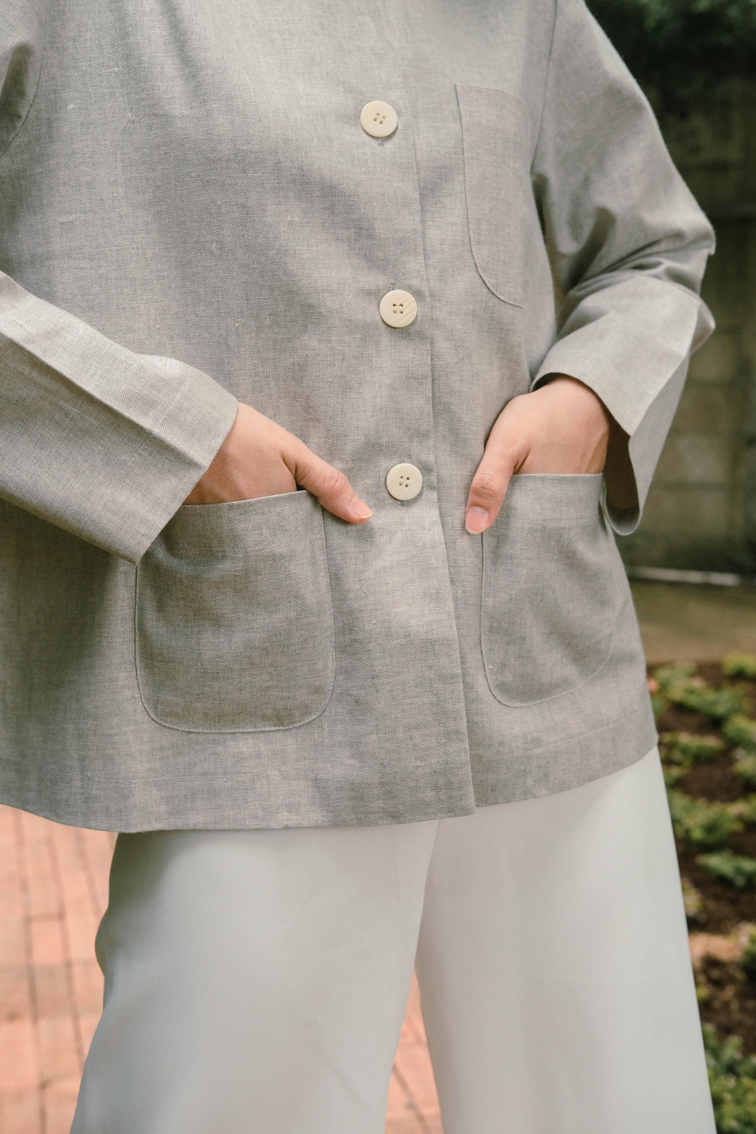 Corby Pure Linen Blouse