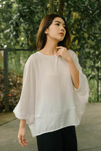 Load image into Gallery viewer, Lara Flowy Blouse White
