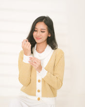 Load image into Gallery viewer, Elyna Cardigan Knitted Yellow
