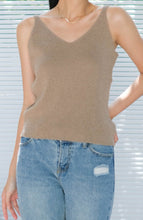 Load image into Gallery viewer, Marvi Knitted Cotton Tank Top
