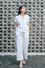 Load image into Gallery viewer, Aleda Wylie Linen Outfit Sets Blue
