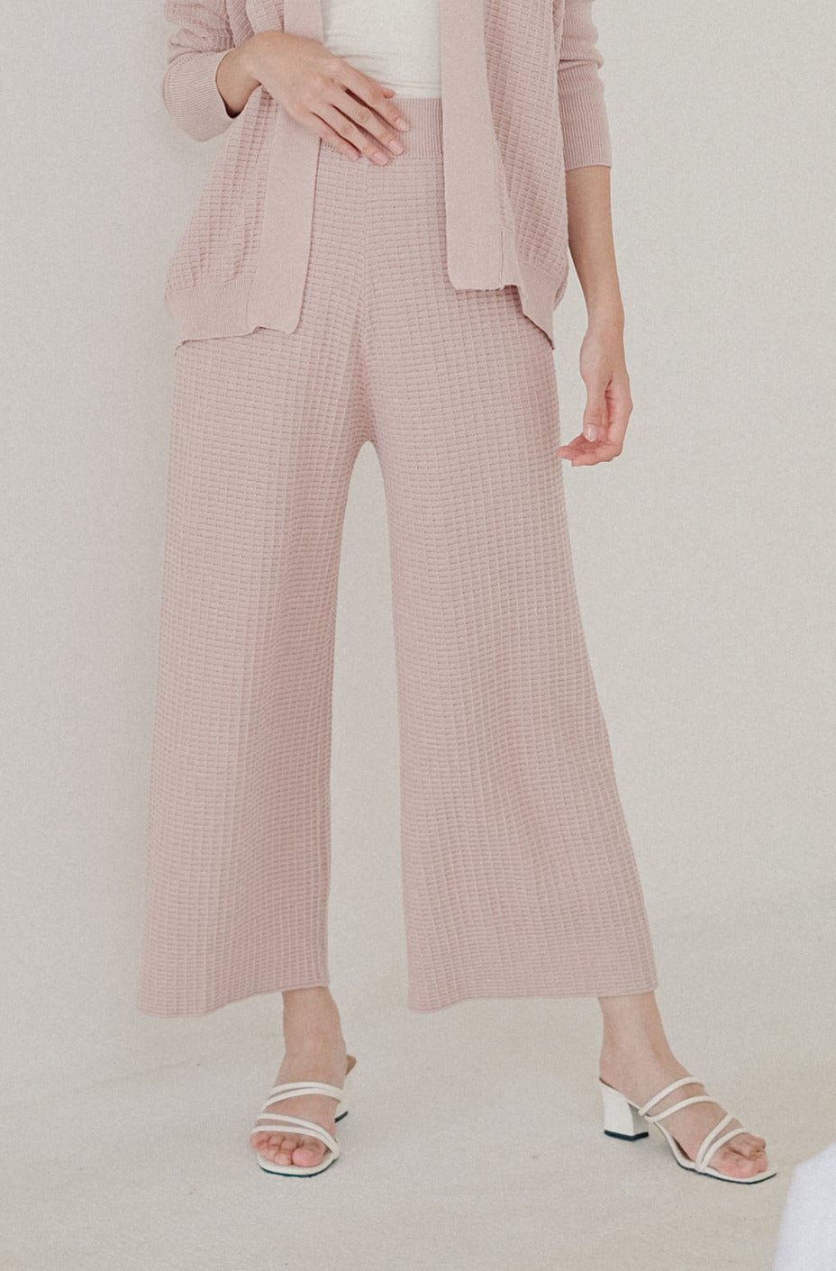 Juan Knitted Pants Dusty Pink