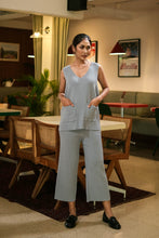 Load image into Gallery viewer, Knitted Kennedy Marie Pants Cerulean Set
