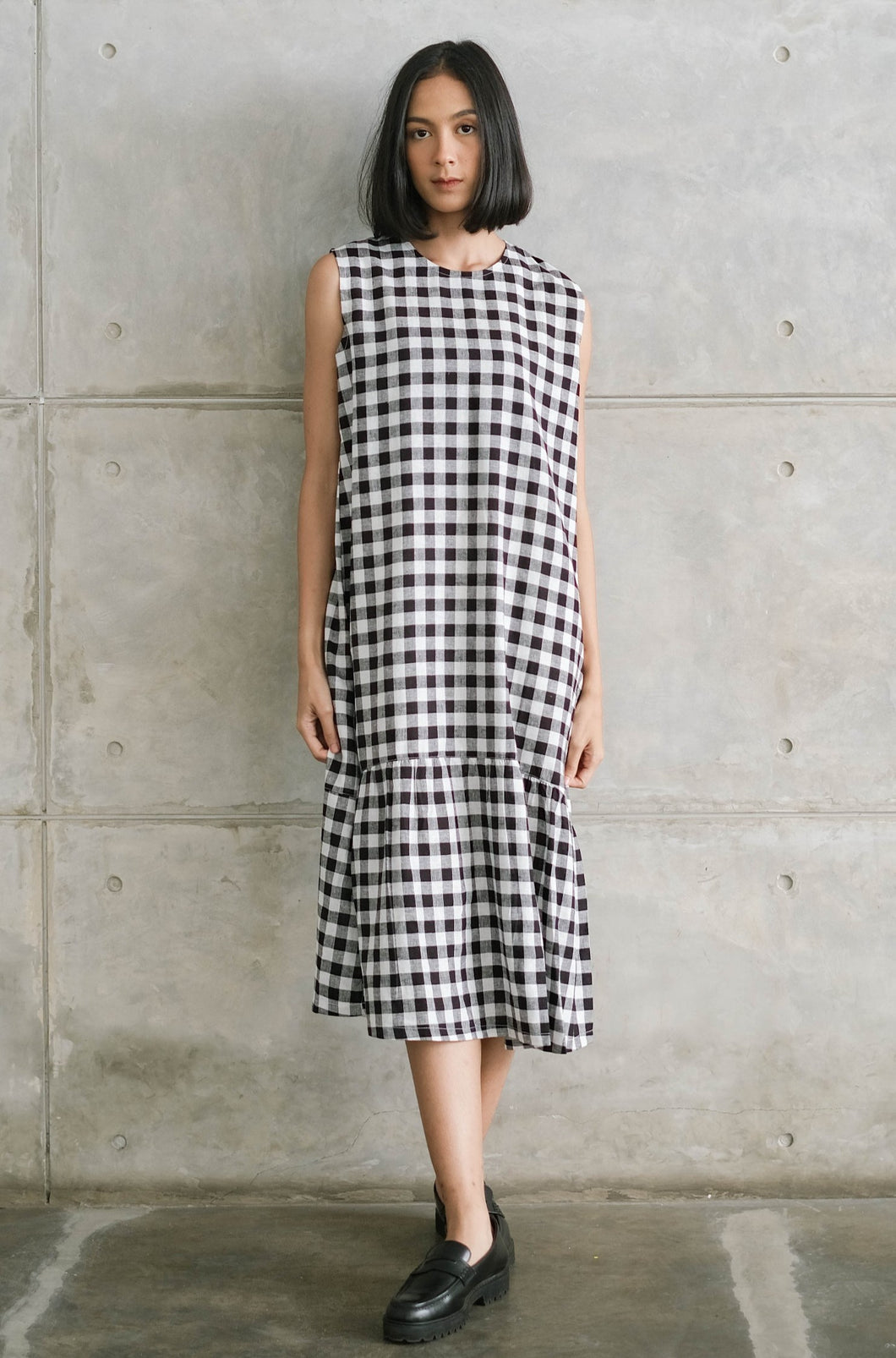 Ryva Linen Dress Black