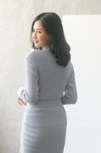 Load image into Gallery viewer, Iva Knitted Blouse Cerulean
